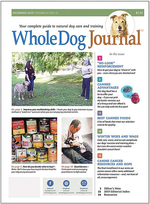 Book Review Whole Dog Journal Flagstaff Sedona Dog Magazine